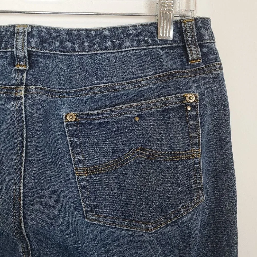 Michael Kors‎ Flare Jeans Womens 8 Stretch Denim Lowrise Cotton blend